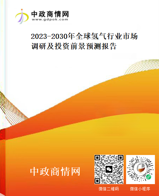 2023-2030年全球氢气行业市场调研及投资前景预测报告