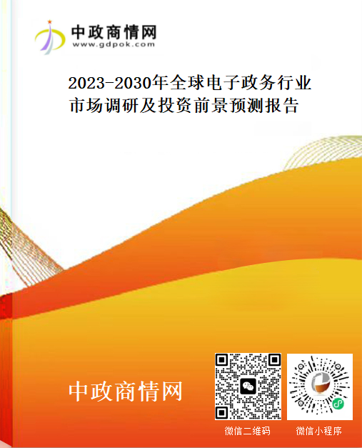 2023-2030年全球电子政务行业市场调研及投资前景预测报