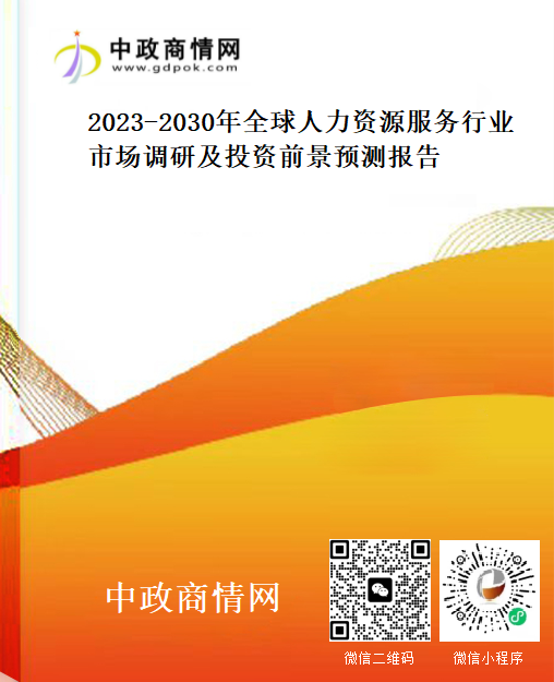 2023-2030年全球人力资源服务业行业市场调研及投资前景