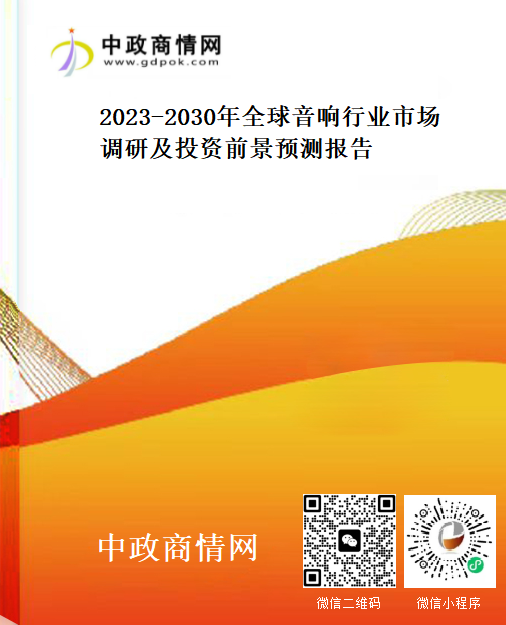 2023-2030年全球音响行业市场调研及投资前景预测报告