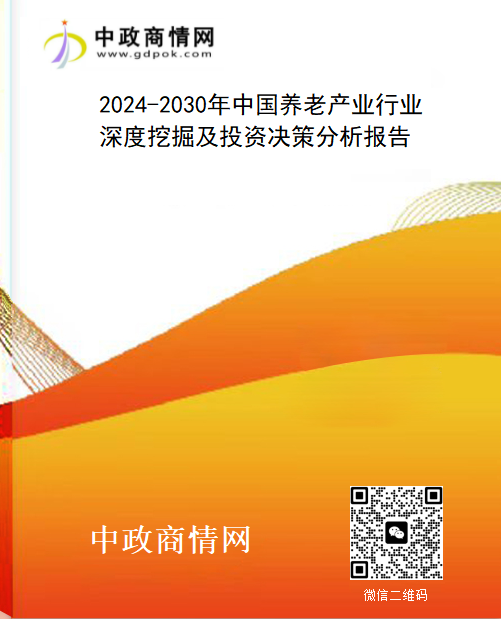 2024-2030年中国养老产业行业深度挖掘及投资决策分析报