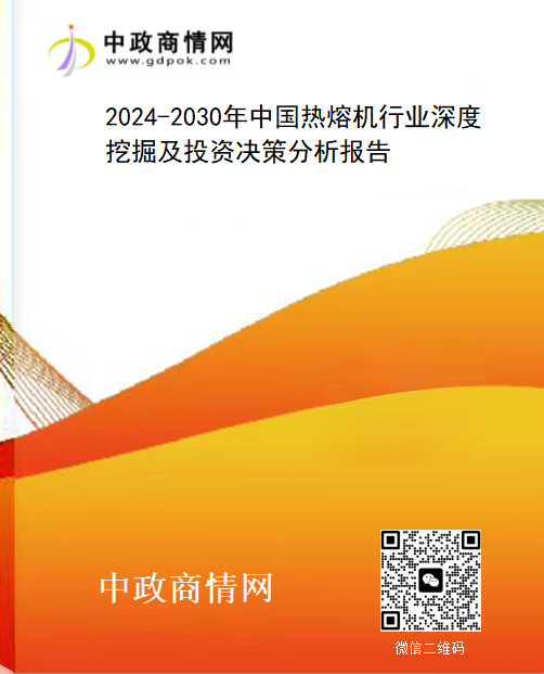 2024-2030年中国热熔机行业深度挖掘及投资决策分析报告
