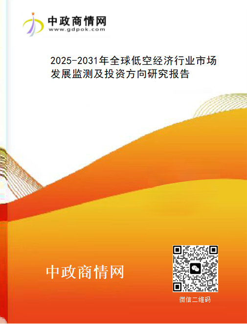 <strong>2025-2031年全球低空经济行业市场发展监测及投资方向研</strong>